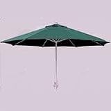 Worldwide Sourcing FA903-804WH/HG Green Cranking Umbrella 9'