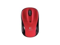 Logitech Wireless Mouse M305 - Mouse - Optical - Wireless - 2.4 Ghz - Usb Wireless Receiver - Scarlet Red Picture