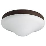 11KxNasiTiL. SL160  Sea Gull Lighting 16049 10 Two Light Ceiling Fan Light Kit, Bronze Powder coat Finish with Opal Glass