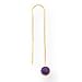 14k Amethyst Threader Earrings