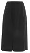 Plus Bay Studio Black Travel Fabric Godet Skirt