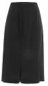 Plus Bay Studio Black Travel Fabric Godet Skirt