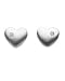 Kit Heath Sandblasted Heart Diamond Earrings