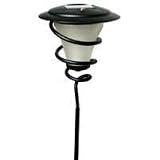 Aluminum Helix Solar Light, Black