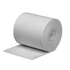 PM Company Products - Thermal Cash Register Rolls, 2-Sided, 3-1/8x273, 25/CT, WE - Sold as 1 CT - Two-sided cash register/point of sale roll is designed for use with two-sided thermal printers. Allows you to print a black image on both sides o
