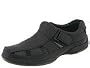 Hush Puppies Bearing | Men's Hook and Loop Shoes Black Leather