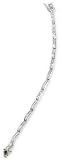 925 Sterling Silver Braclet Wave Design With Cubic Zironia(SL)