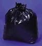 33X40 Heavy Black High-Density Can Liner - 13 Mic - 33Gal (S334013K) Category: Discount Janitorial Supply