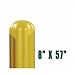 Eagle 1738 HDPE 8" Bumper/Bollard Post Sleeve, Yellow, 10" OD, 57" Height