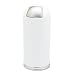 Safco(R) Dome-Top Receptacle With Push-Door Lid, 15 Gallons, White