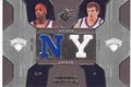 2007 SPx Authentic Eddy Curry & David Lee Dual Game-Worm Jersey Card