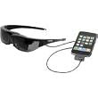 Vuzix Wrap 310XL Widescreen Video Iwear Eyewear Glasses + Lightshield