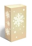 LumaBase Luminarias 51824 6-Count Snowflake Complete Kit