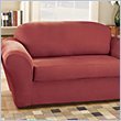 Sure Fit Stretch Suede Separate Seat Loveseat Slipcover