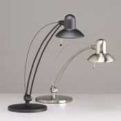 Catalina Lighting Axis 35W Fexible Halogen Desk Lamp, Metal Shade, 25, Black by 