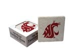 Washington State Cougars Stone Coaster Set
