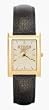 Dallas Stars Mens Gold Elite Leather Strap Watch