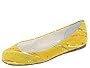 French Sole Virgo | Women's Dress Flat Shoes Yellow Suede