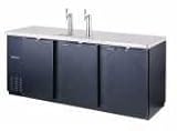 Continental Refrigerator KC90 90" Double Draft Direct Draw Beer Dispenser