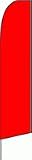 Solid Red Feather Flag (11 x 2.5 Feet)