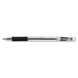 Pilot EasyTouch Stick Ballpoint Pen, Fine Point, 0.70 mm, Clear Barrel, Black Ink 12-Count (32001)