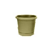 20" ROLLED RIM PLANTER&SAUCER