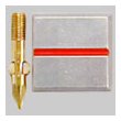 マスターライン_M-7_埋込用（4枚入)足の長さ5cm：【測量用品】：205-0084