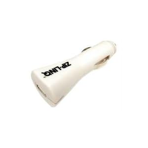 Cables Unlimited USB for iPod, iPhone to Car Power Adapter (White)