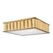 Hudson Valley Middlebury Aged Brass Flushmount Ceiling Light