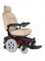 Drive Medical SG-3CRD-853 Sunfire Gladiator Wheelchair with Captain Seat - Red