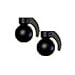 BrickArms Exclusive 2 to 4 Inch Scale Figure Style LOOSE Weapon M67 Frag Grenade x 2