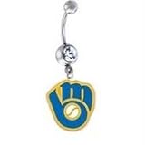 Milwaukee Brewers MLB Sexy Belly Navel Ring