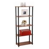 Momentum Furnishings Llc 5-Tier Cherr Book Shelf Pbf-02 Furniture Library/Book Shelves (Kitchen)