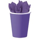 Simply Purple 9oz Paper Cup 24 Pack