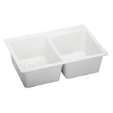 Elkay ELG250RBQ0 Gourmet Egranite Double Bowl All Kitchen Sink