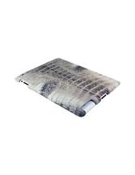 Natural iPad 2 Clip On Case - Genuine Alligator Hornback Skin Leather
