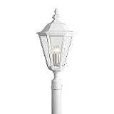 Sea Gull 8231-15 Classic Cast Aluminum Lantern White Powdercoat Diameter: 12 3/4 Height: 25 1/2