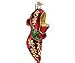 Old World Christmas Ornament Victorian Shoe