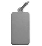 10 Karat White Gold High Polish Rectangle Dog Tag with 20 chain 11LLJJlCgCL. SL160 10 Karat White Gold High Polish Rectangle Dog Tag with 20 chain