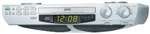 JWin JL-K733 Under-Counter AM/FM Clock Radio with CD Player