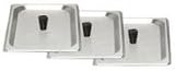 Broil King Third Size Stainless Lids Set of 3