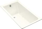 Kathryn 5.5Bath Tub Finish: Biscuit, Installation / Drain Hole: Undermount / Right