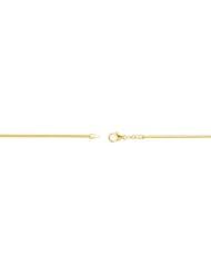 Solid Round Snake Chain 14K Gold Yellow Ch116 20 Inch