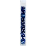 Navy Pearlized Polyhedral Dice Set - 10pc Set in Tube