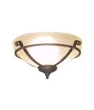 Monte Carlo MC92 Scroll Bowl Ceiling Fan Light Kit