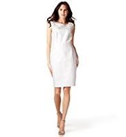 Per Una Speziale Linen Blend Cornelli Shift Dress