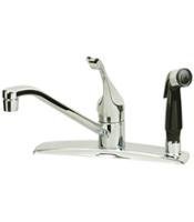 ACE GLOBE DESIGNER F81B4300CP-ACA2 KITCHEN FAUCET WITH SPRAY POLISHED CHROME