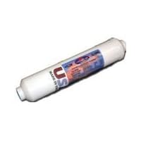2.5''x12'' Deionizing Mixed Bed Filter w/ 1/4''QC Straight Conn
