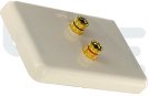 Atlona High-Quality Wall Plate For 1 Speaker, Audio and Video, Electronics and Computers