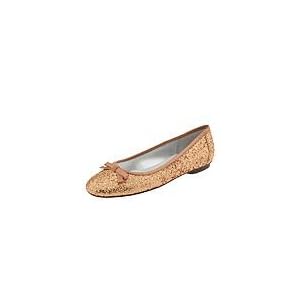 Buy Pelle Moda Lilu | Ladies Dress Flat Shoes Copper Glitter by Pelle Moda